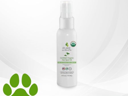 Pure and Natural Pet Organic & Hot Spot Oil, Clear(4 FL) Discount