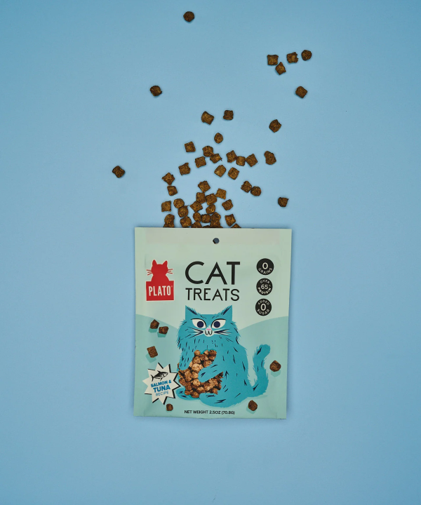 Plato Tuna & Salmon Cat Treats 2.5oz For Sale