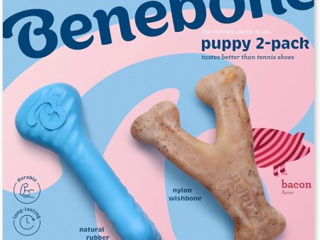 Benebone Wishbone & Puppy Chew Tiny 2 Pack Online