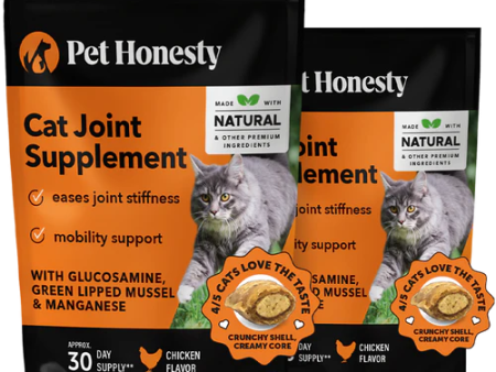 Pet Honesty Cat Chicken Flavor Hip + Joint Health(3.6 OZ Bag) For Discount