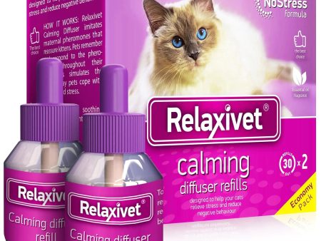 Calming Cat Diffuser Refill Anti Anxiety Pet Feline Calm Pheromones 2 Refills Online