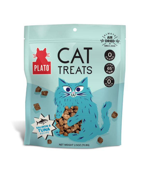 Plato Tuna & Salmon Cat Treats 2.5oz For Sale