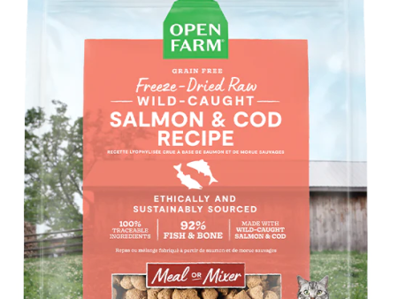 Open Farm Cat Freeze Dried Salmon & Cod Recipe Online now