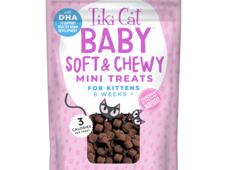 Tiki Cats Baby Soft&Chewy Mini Treats Chicken Flavor(2 OZ ) bag Online Hot Sale