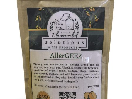 Solutions AllerGeez Herbal Supplement 8oz Supply