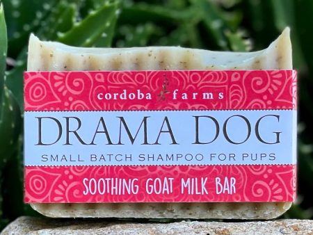 Cordoba Farms Drama Dog Small Batch Shampo For Pups Soothing Goat Milk Bar(5 OZ Bar) Discount