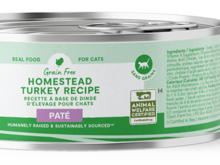 Open Farm Canned Cat Homestead Tureky Recipe Pate Online Sale