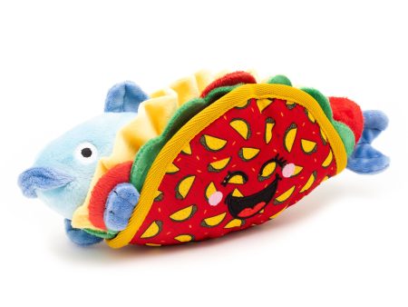 Worthy Dog Plush Fish Taco Dog Toy Hot on Sale