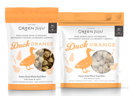 Green JuJu Freeze Dried Duck Orange Whole Food Bites Online