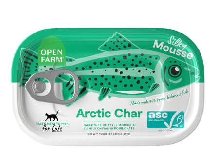 Open Farm Canned Cat  Topper Artic Char 3.17oz Supply