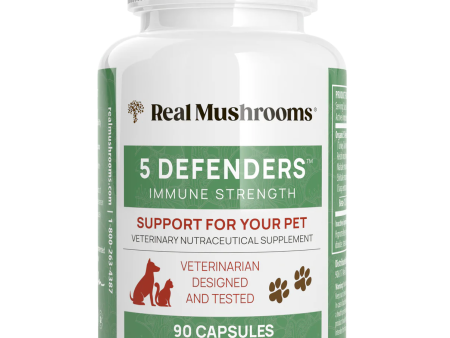 Real Mushrooms 5 Defenders Organic Mushroom Blend Capsules 90ct on Sale