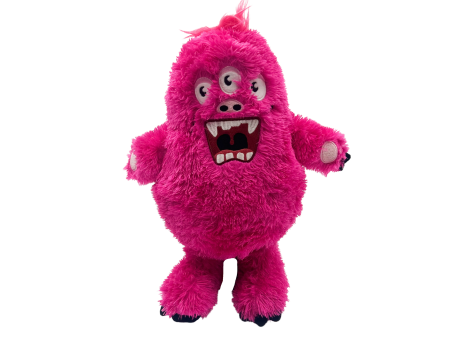 FabDog Fluffy Monster Pink Large Online Hot Sale