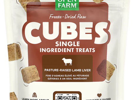 Open Farm Freeze Dried Raw Cubes Lamb Liver 3oz Discount