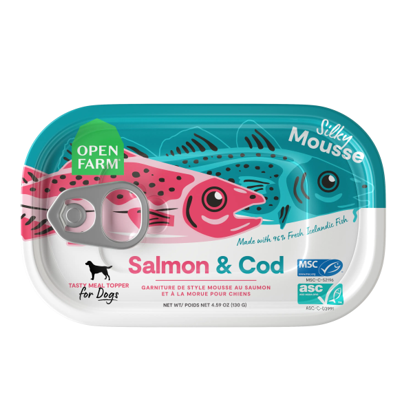 Open Farm Canned Topper Salmon & Cod 4.59oz Supply