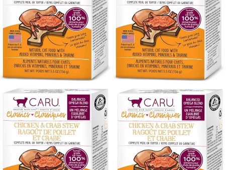 Caru Cat Grain Free Chicken & Crab Stew(5.5 OZ Box) Online now