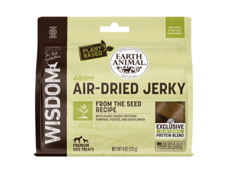 Earth Animal Wisdom Air-Dried From the Seed Recipe Jerky 4oz For Cheap