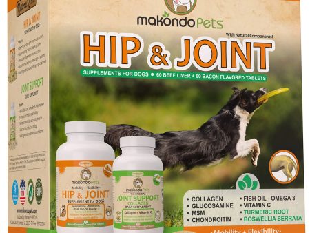 Hip and Joint Supplement for Dogs with Chondroitin Collagen for Dogs Turmeric Supply