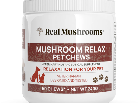 Real Mushrooms Relax Pet Soft Chews 60ct For Discount