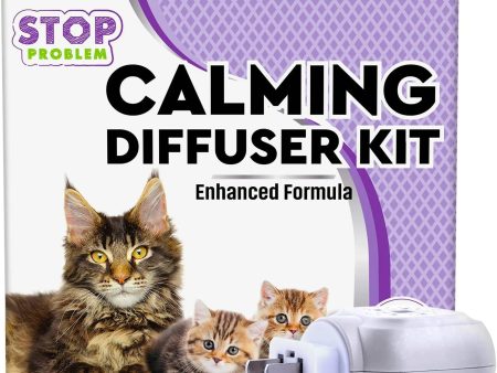 Cat Calming Diffuser Pet Anti Anxiety Feline Pheromones Plug in Stress Relief Supply