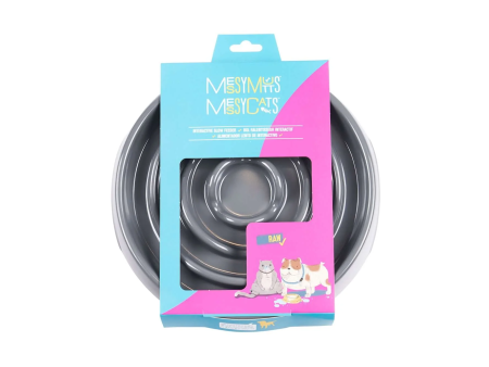 Messy Mutts Interactive Slow Feeder Gray Online