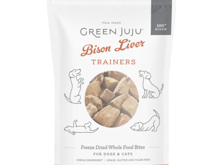 Green JuJu Single Ingredient Bison Liver Trainers 3oz Discount