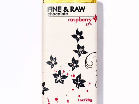 1oz Raspberry Chocolate Bar (67% cacao) Discount