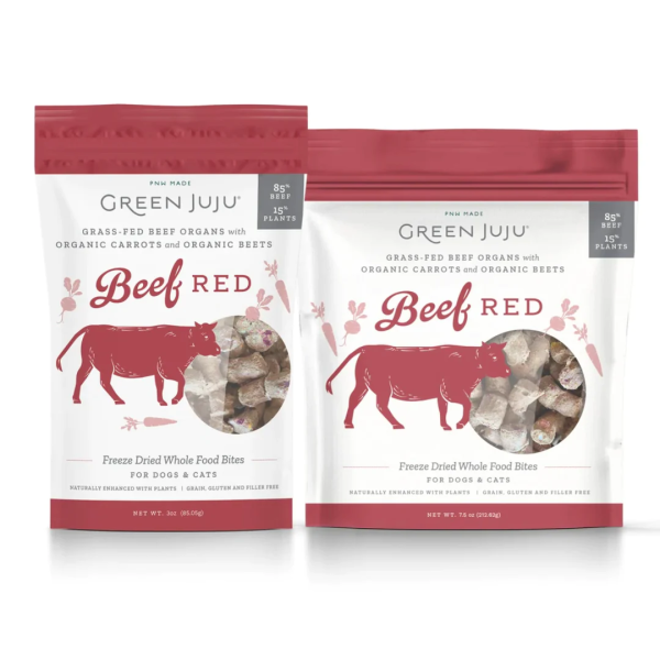 Green JuJu Freeze Dried Beef Red Whole Food Bites Discount