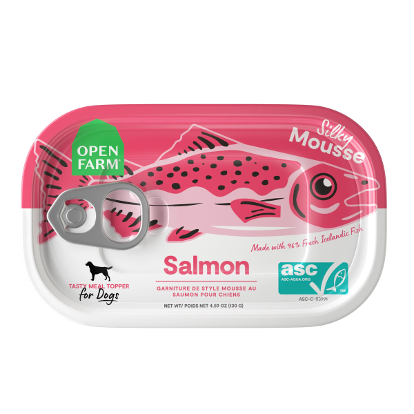 Open Farm Canned Topper Salmon 4.59oz For Sale