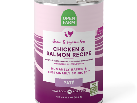 Open Farm Canned Chicken & Salmon Recipe Pate 12.5oz Online Sale