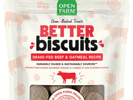 Open Farm Better Biscuits Beef & Oatmeal Recipe 8oz Online