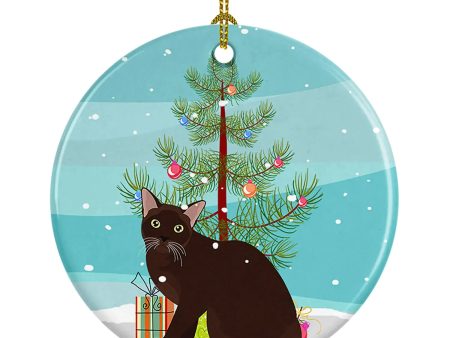 Burmese Cat Christmas Ceramic Ornament Cheap