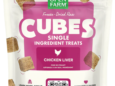 Open Farm Freeze Dried Raw Cubes Chicken Liver 3oz Online Hot Sale