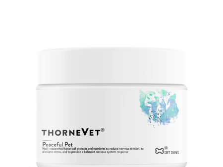 ThorneVet Peaceful Pet Chews 90ct Hot on Sale