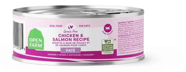 Open Farm Canned Cat Chicken & Salmon Recipe Pate Online Hot Sale