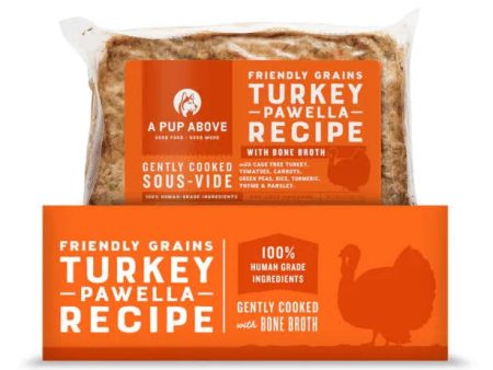 A Pup Above Gently Cooked Frozen Dog Food, Turkey Pawella (1lb) Hot on Sale