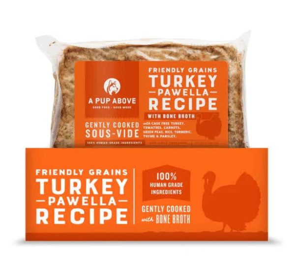 A Pup Above Gently Cooked Frozen Dog Food, Turkey Pawella (1lb) Hot on Sale