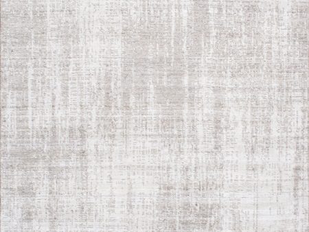 Amari Collection Hand-Loomed Bsilk & Wool Taupe Area Rug- 5  3  X 7  8  For Sale