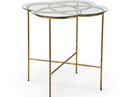 Love Knot Gold Side Table Online Sale