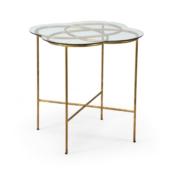 Love Knot Gold Side Table Online Sale