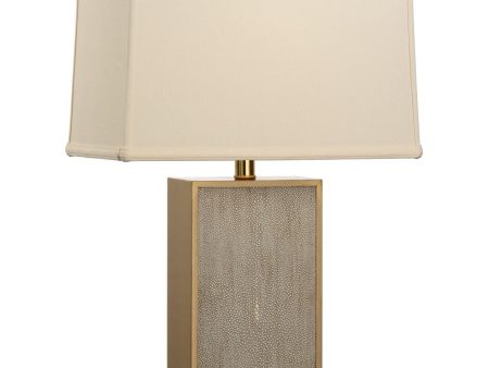 Gray Shagreen Lamp Online Sale