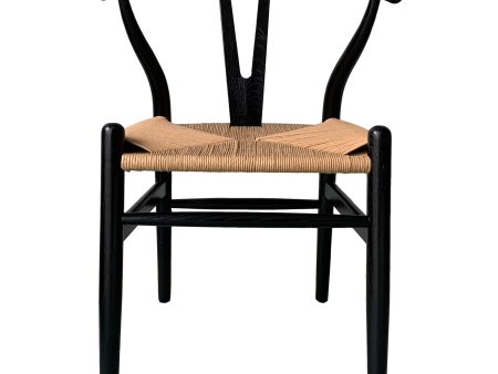 Ventana Dining Chair Black And Natural-M2 Cheap