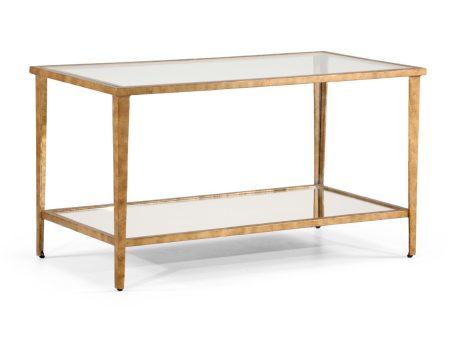 Carson Gold Cocktail Table Hot on Sale