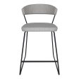 Adria Counter Stool Grey Online Sale