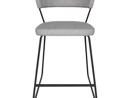 Adria Counter Stool Grey Online Sale