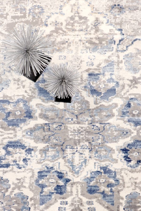 Efes Design L. Grey Fabric Area Rug- 8  0  X 8  0  Online Hot Sale