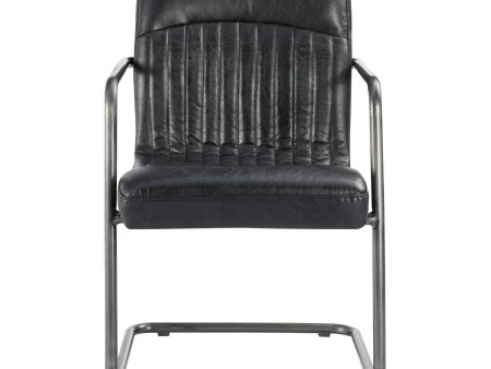 Ansel Arm Chair Black - Set of Two Online Sale