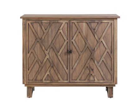 2 Door Chippendale Fretwork Cabinet For Cheap