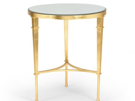 Round Gold Regent Table For Sale