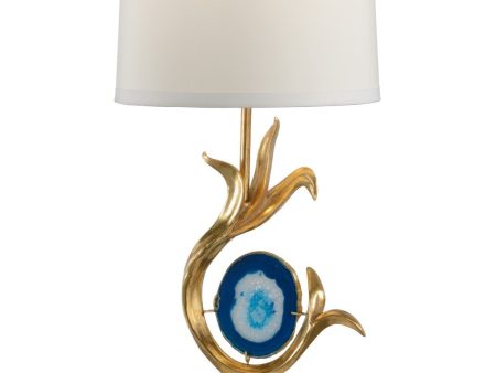 Zulli Lamp Gold Blue For Discount