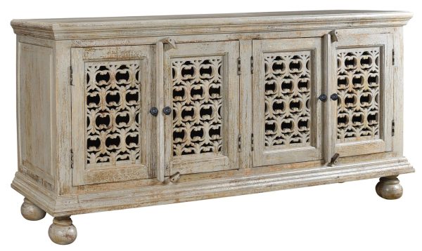 4 Door Carved Sideboard Discount